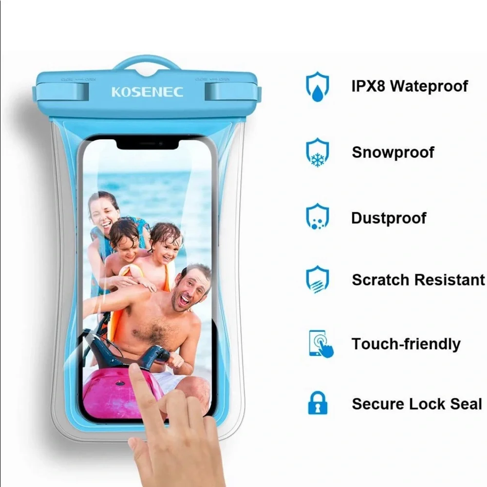 (2 Packs) Floating Universal Waterproof Phone Case